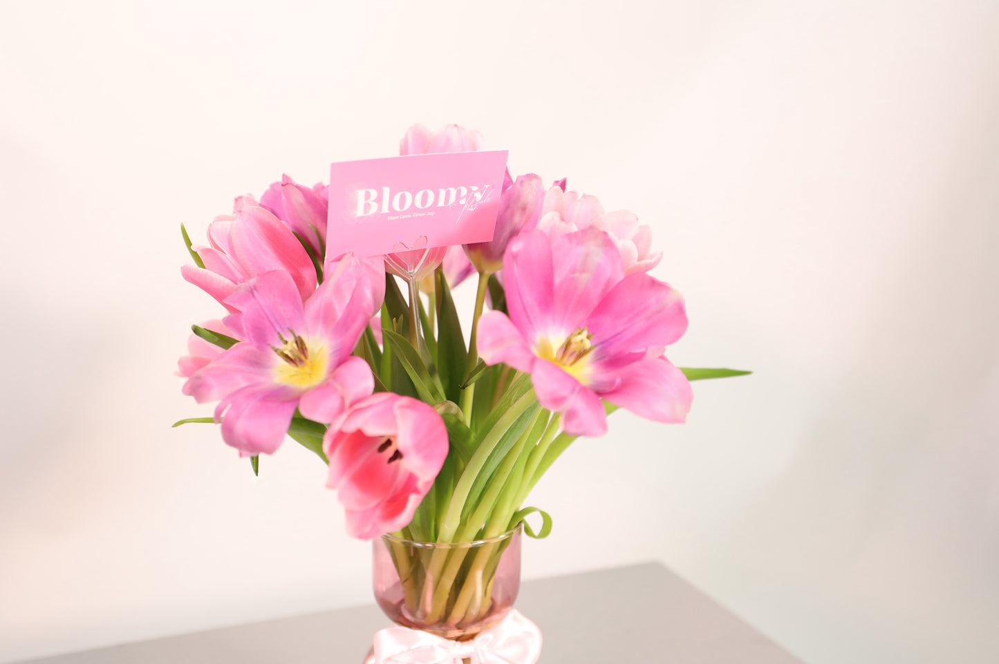 "Lovergirl" Pink Tulip Bouquet