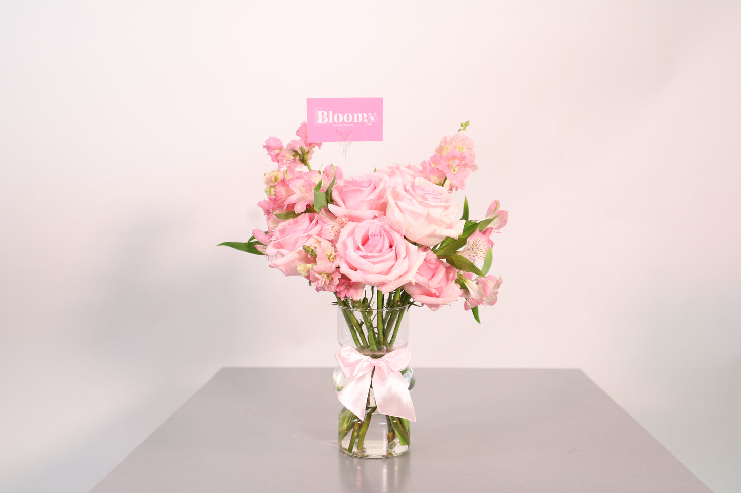 "Pink Sands" Pink Multi-Flower Bouquet