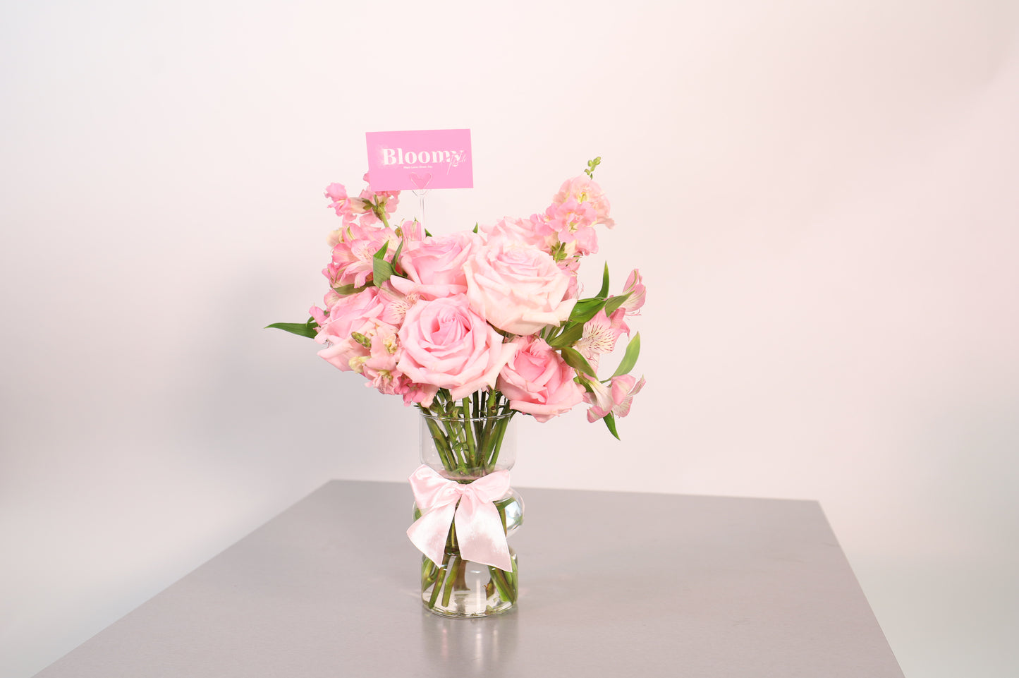 "Pink Sands" Pink Multi-Flower Bouquet