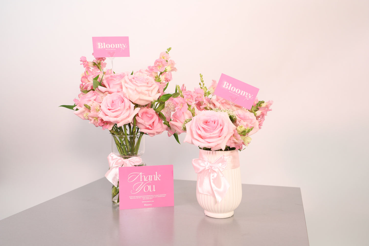 "Pink Sands" Pink Multi-Flower Bouquet