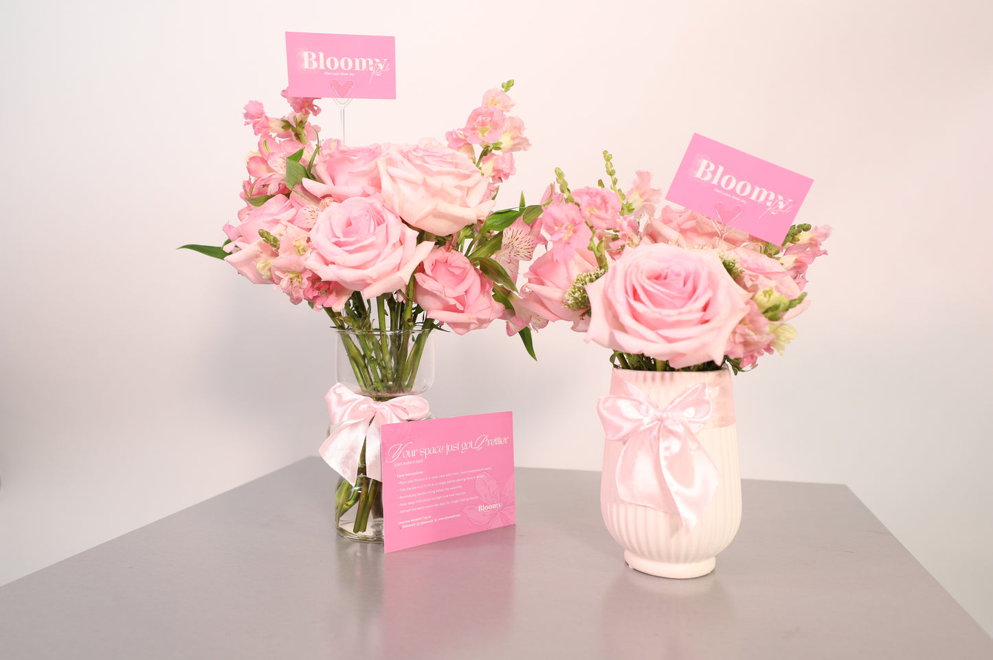 "Pink Sands" Pink Multi-Flower Bouquet