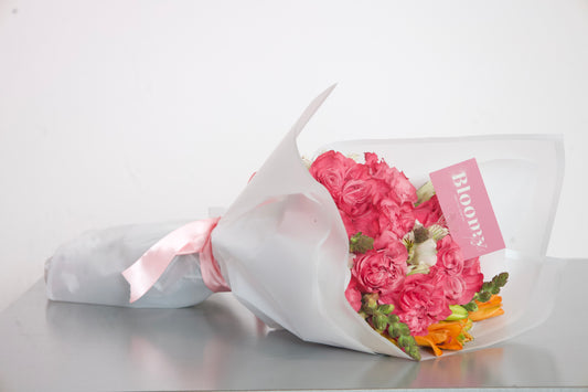 "Pink Paloma" Multi-Flower Bouquet