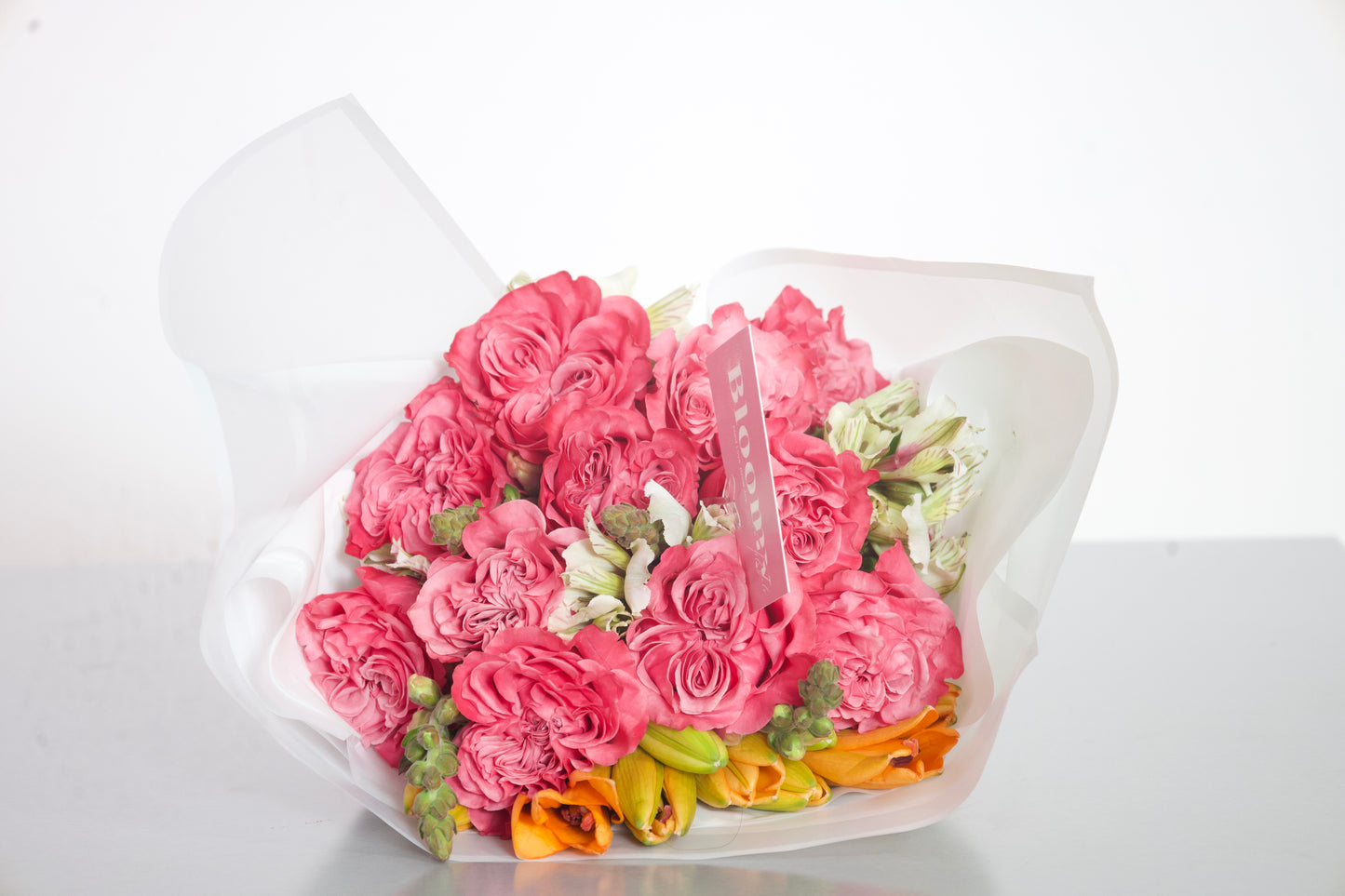 "Pink Paloma" Multi-Flower Bouquet